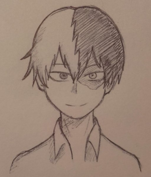 Скетчи аниме Тодороки