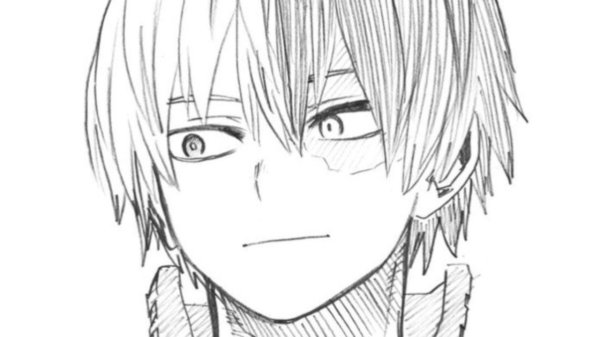 Раскраска аниме моя геройская Академия шото