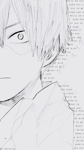 Тодороки для срисовки карандашом