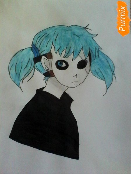 Салли фейс срисовать