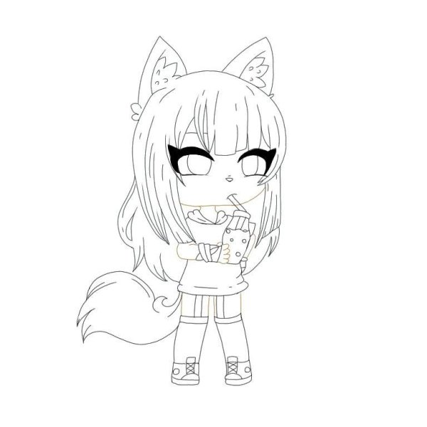 Раскраски аниме гачи лайф