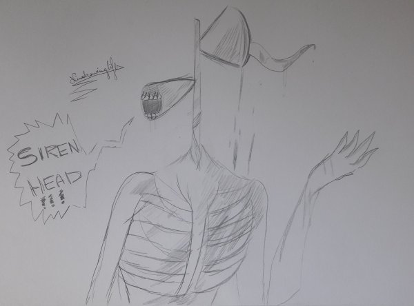 Сиреноголовый раскраска