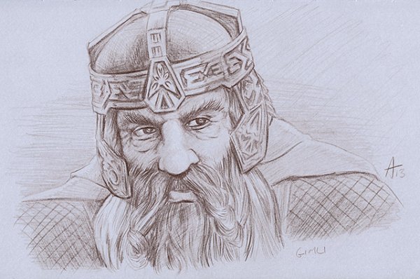 Портрет Гимли