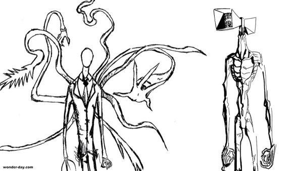 Раскраски для мальчиков монстры