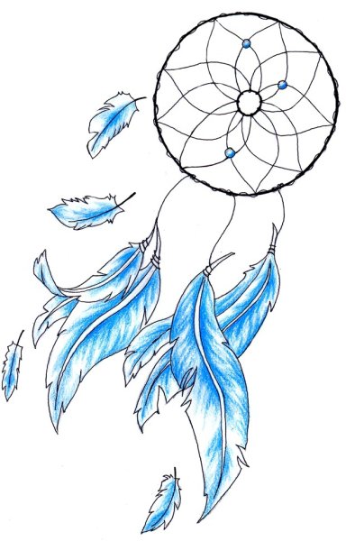 Ловец снов рисунок для срисовки