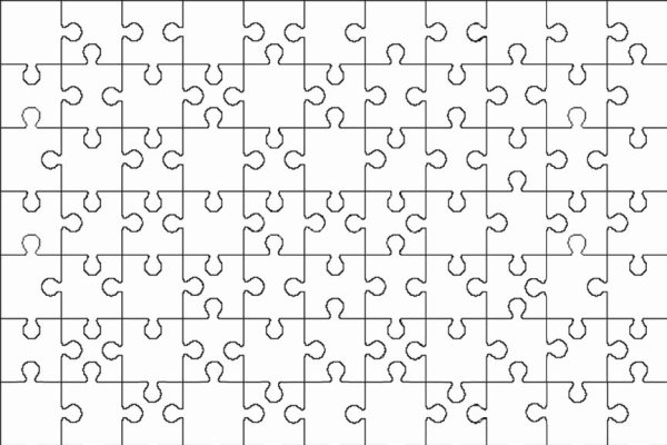 Пазл контур