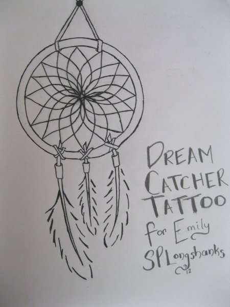 Тату лёгкие Ловец снов