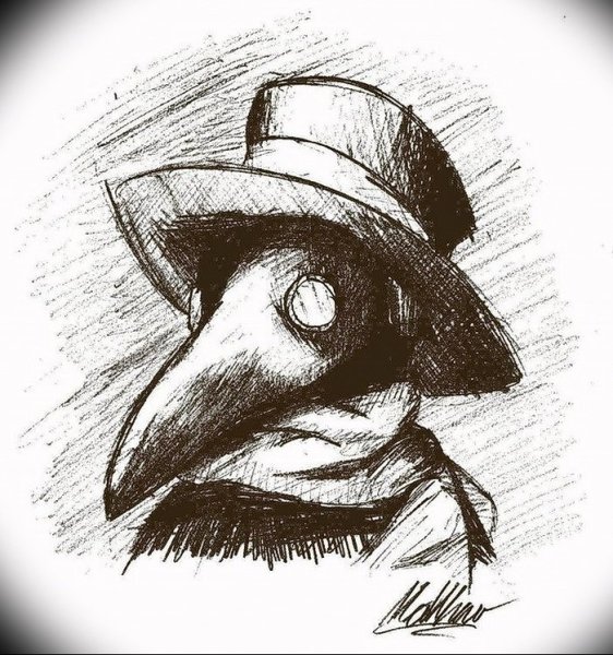 Доктор скетчи чумного доктора