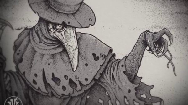 Чума арт карандашом