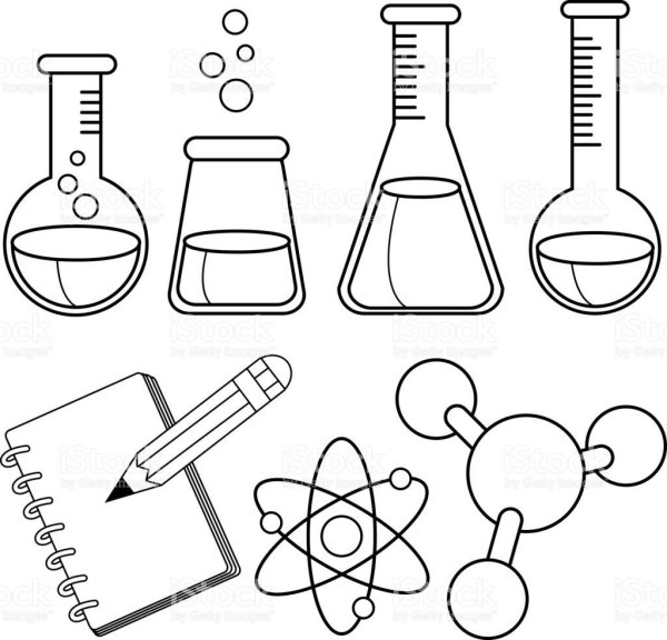 Химия раскраска для детей