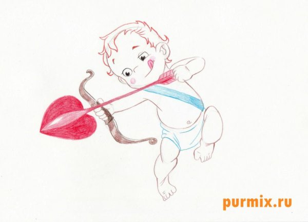 Купидон для срисовки