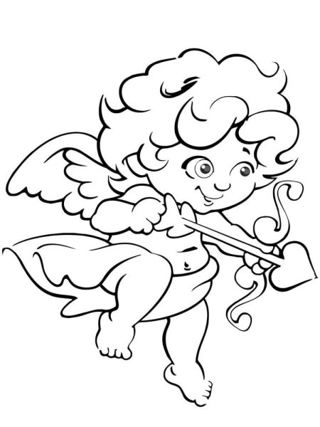 Купидон для срисовки