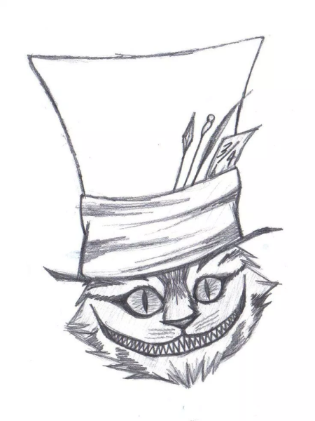 Улыбка Чеширского кота вектор