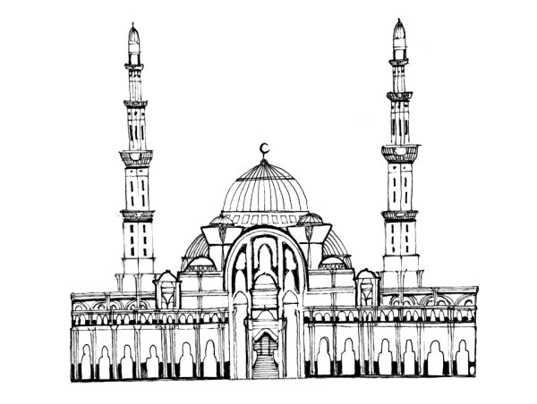 Граффити мечеть