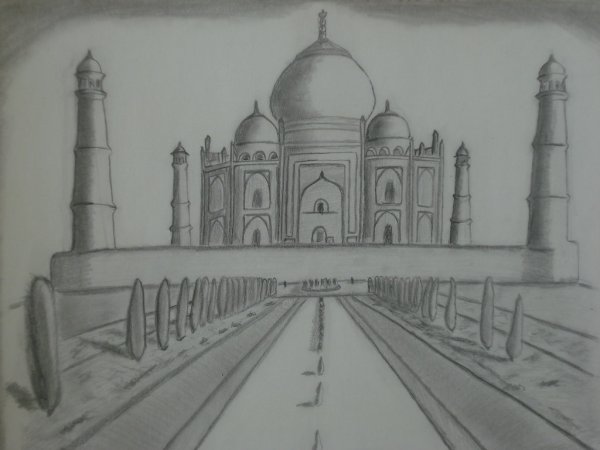 Тадж Махал скетч