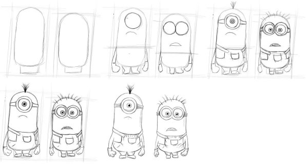 Амонг АС карандашом