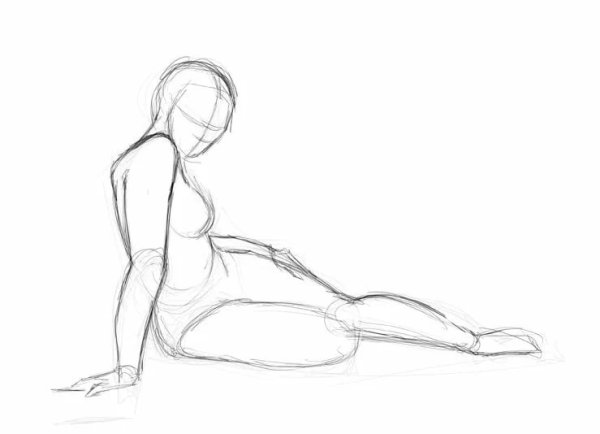 Позы для рисования девушек