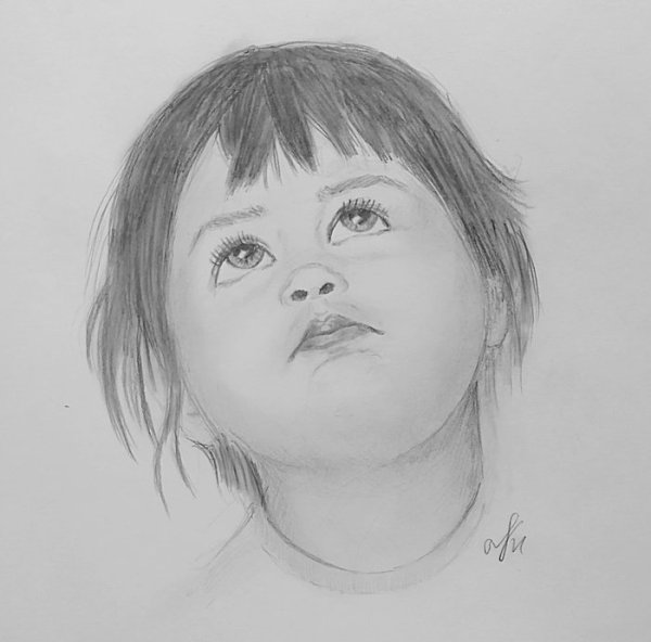 Детский рисунок карандашом