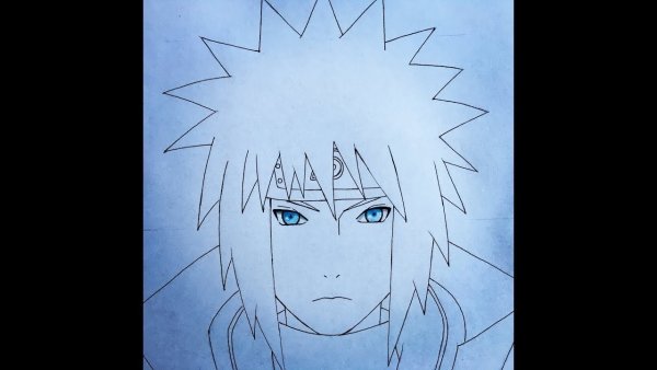 Минато Намикадзе карандашом