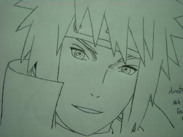 Минато простым карандашом