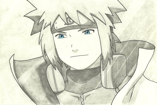Минато Намикадзе рисунок легкий