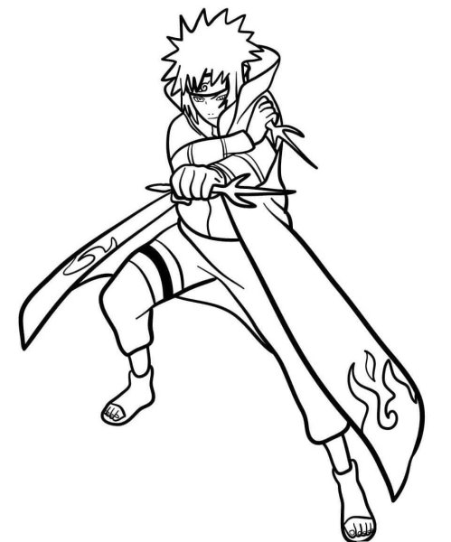 Минато Намикадзе для срисовки