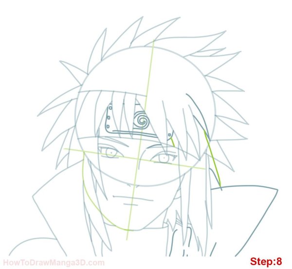 Раскраски 4 Хокаге из Наруто