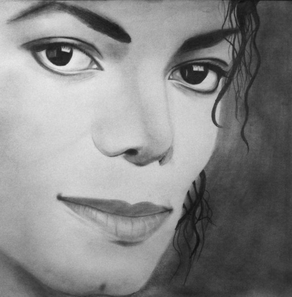Майкл Джексон рисунок поэтапно