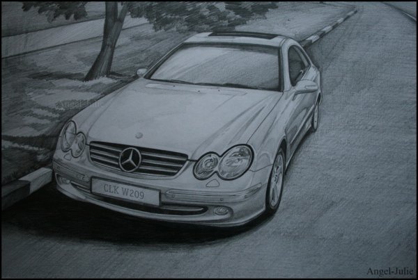 Draw Mercedes w210