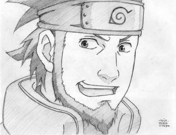 Аниме Наруто для срисовки Наруто