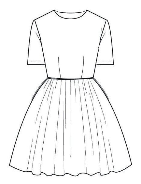 Легкие платья для рисования