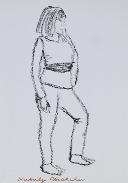 Наброски фигуры человека