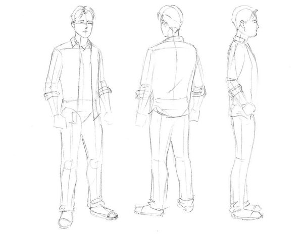 Наброски человека карандашом для начинающих