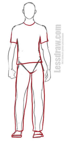 Наброски людей карандашом