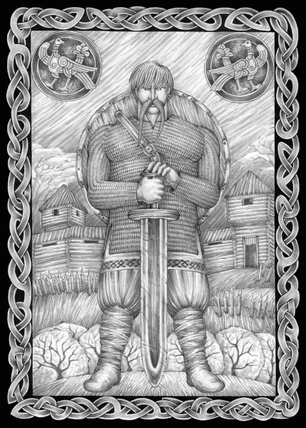 Скандинавские узоры и орнаменты для резьбы по дереву