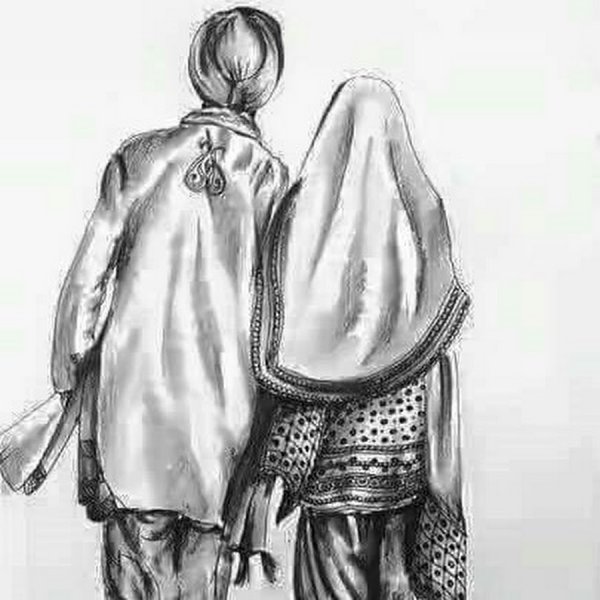 Мусульманские рисунки карандашом мужские