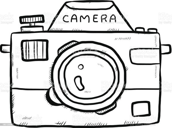 Рисунок фотоаппарата простой