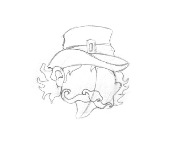 Карабас барабас рисунок карандашом