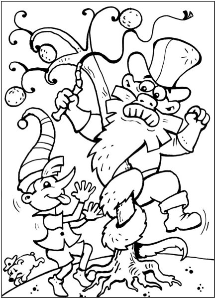 Раскраска Карабаса Барабаса