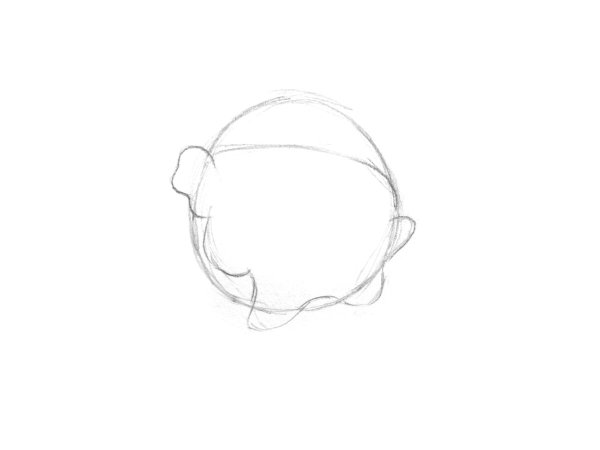 Поэтапный рисунок Карабаса Барабаса