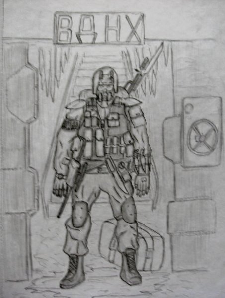 Метро 2033 рисунки