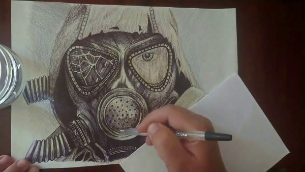 Metro 2033 простой рисунок