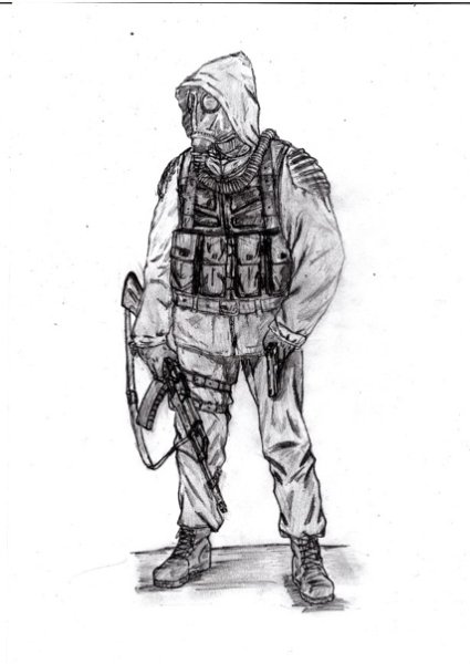 Сталкер эскиз
