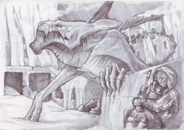 Метро 2033 рисунки