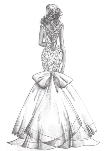 Дизайнерские платья карандашом