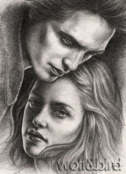 Эдвард Каллен карандашом