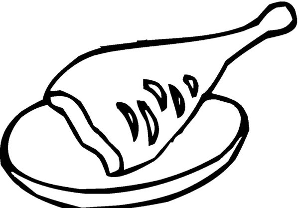 Продукты питания раскраска для детей