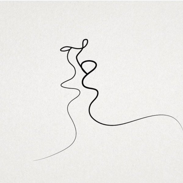 Силуэт одной линией