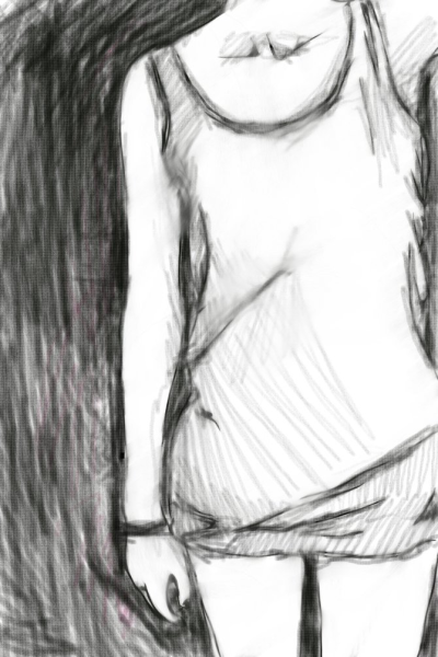 Рисунки для срисовки грустные