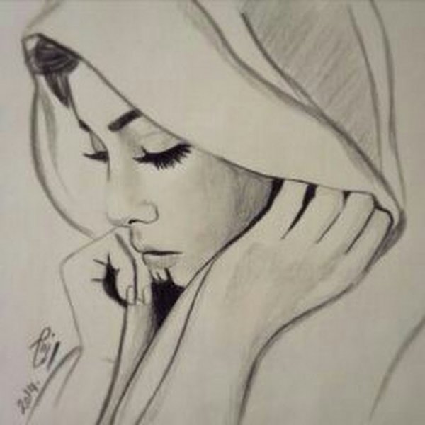 Рисунки для срисовки грустные до слез